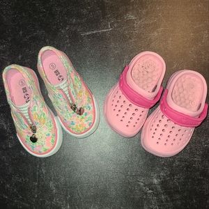 Toddler Joybees & US sport Slip-On Apparel Water Shoes, clogs size 5